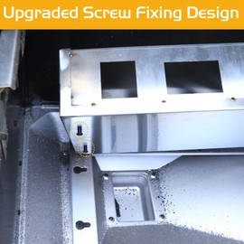 Unidanho Heat Manifold Replacement Kit for Masterbuilt Gravity Series 800 Smoker Parts MB20040122 MB20040221 Grill Replace Part NO 9904200046 Heating Shield Cover with Base