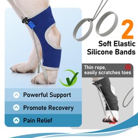 Supet knuckling Brace for Dogs, Comfortable Foot Brace, Ankle Brace Back Leg for Toe Dragging Cause by Myelopathy, Sciatic Nerve Insufficiency & Herniated Disc