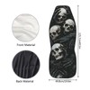 Rucaresri Horror Skeleton Print Car Front Seat Covers, Breathable Easy