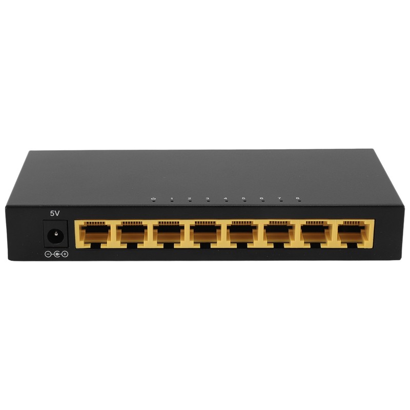8 Port Ethernet Switch 10/100Mbps RJ45 Port Plug and Play