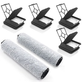 Replacement Brush Roller Filter Set For Bissell HF3 3649A Vacuum Cleaner，Efficient Cleaner Filter Set Compatible with Bissell HF3（2 Brush Roller+4 Filters+4 Sponges）