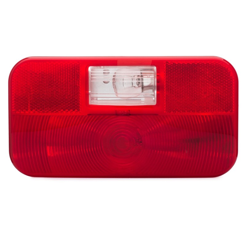 Lumitronics Red Surface Mount Light, Stop/Turn/Tail/Backup for RV, Trailer, Camper,