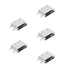 YINETTECH Pack of 5 Type-C Charging Socket, USB-C Female Charging