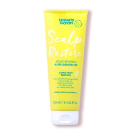 Umberto Giannini Scalp Restore Shampoo, Vegan & Cruelty Free Scalp Reviving Anti-Dandruff Formula with Super Fruit Enzymes, 250 ml