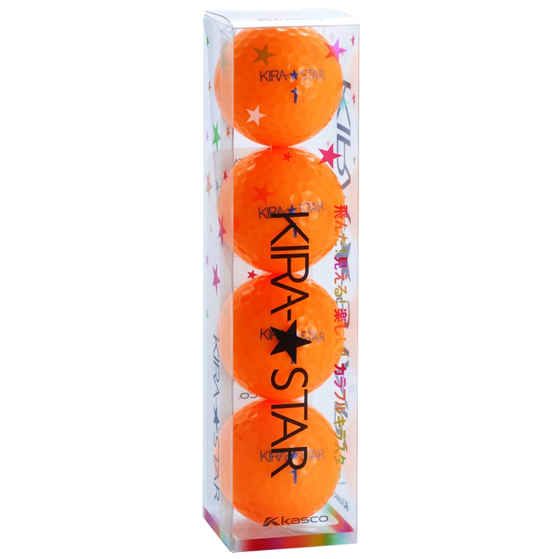 Kasco Golf Balls KIRA STAR2 Kira Star 2N Orange Dozen