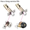 QRITY Tubular Mortice Latch, Adjustable Size 60/70mm, Fits Door Thickness