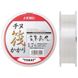 Toray Fluorocarbon Line, Toyofron, Chinuraft, Spring, Summer, Autumn, Winter, 120 m, No. 2.5, Natural