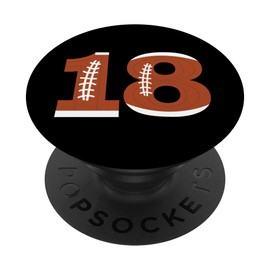 18th Birthday Football Ball Boys | 18 Year Old Design Gift