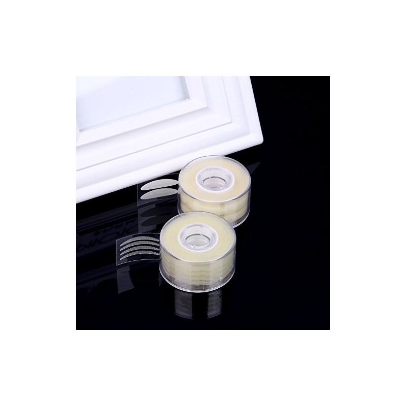 TecUnite 1200 Pieces Invisible Double Eyelid Tape Instant Lift Double