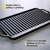 Lodge 19.5" X 10" Cast Iron Reversible Grillgriddle - Double