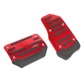 Perfomance Pedal Covers Set, Non-Slip Car Gas + Brake Pedal Cover Pad, Foot Pedal Pad Replacement for Most Vehicles with Automatic Transmission