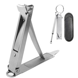 SG NEKOO Mini Nail Clippers with File, Portable Ultra Thin Keychain Nail Clippers Set for Travel