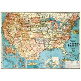 Decorative Wrap 20X28 USA Map