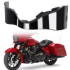 Unbranded Gloss Black Batwing Lower Trim Skirt Fairing For Harley