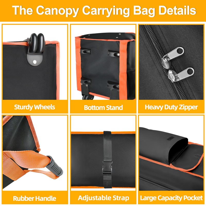 10 x 10 x 48in Canopy Bag Replacement for 10
