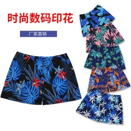a662 Men's Plus Size Swim Trunks - 2022 New Digital Beach & Pool Style (Factory Direct) Print L [50.00 Kg-62.50 Kg]/Color No. 15 10ea