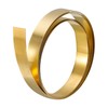 sourcing map Brass Sheet Roll, 2000mm x 10mm x 0.2mm