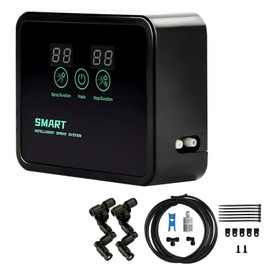 NOVAKA Sistema de Nebulización Inteligente con Temporizador - Kit de Pulverización de Agua para Exteriores, Rociador de Lluvia para Jardín, Patio, Terrazas