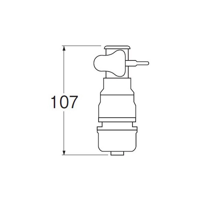 SANEI PL70-90S Water Sprinkler Set with Rubber Band Stop, For