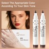 Freckle Pen, Natural Lifelike Faux Freckles Pen Waterproof, Long -