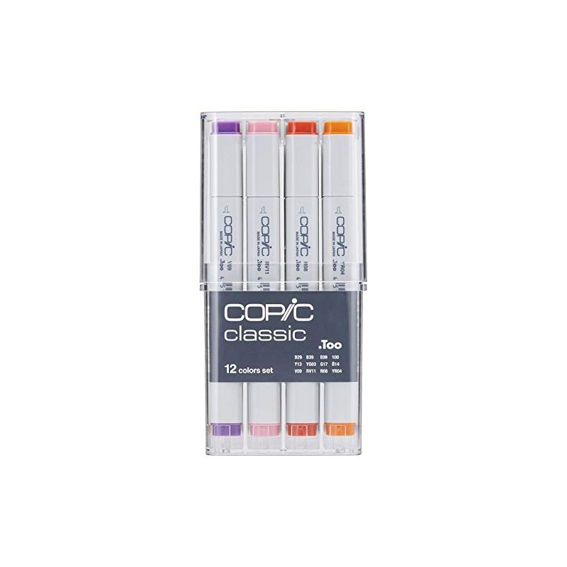 Copic Original Markers 12pc Set-Basic
