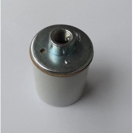 sun lite PORCELAIN KEYLESS LAMP SOCKET WITH METAL CAP 2" TALL LAMP PART NEW 30700J