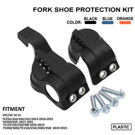 AnXin Motorcycle Fork Shoe Protector Fork Shoe Protector Set Fork Bottom Shoe Cover for SX/XC/SX-F/XC-F 2015-2018 XC-W-EXC 2016-2018