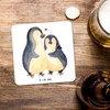 Mr. & Mrs. Panda 6er Set Untersetzer Set Pinguin umarmen