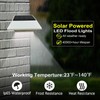 HOSHINE(2 Pack) Solar Powered Gutter Lights Security Light Outdoor Solar
