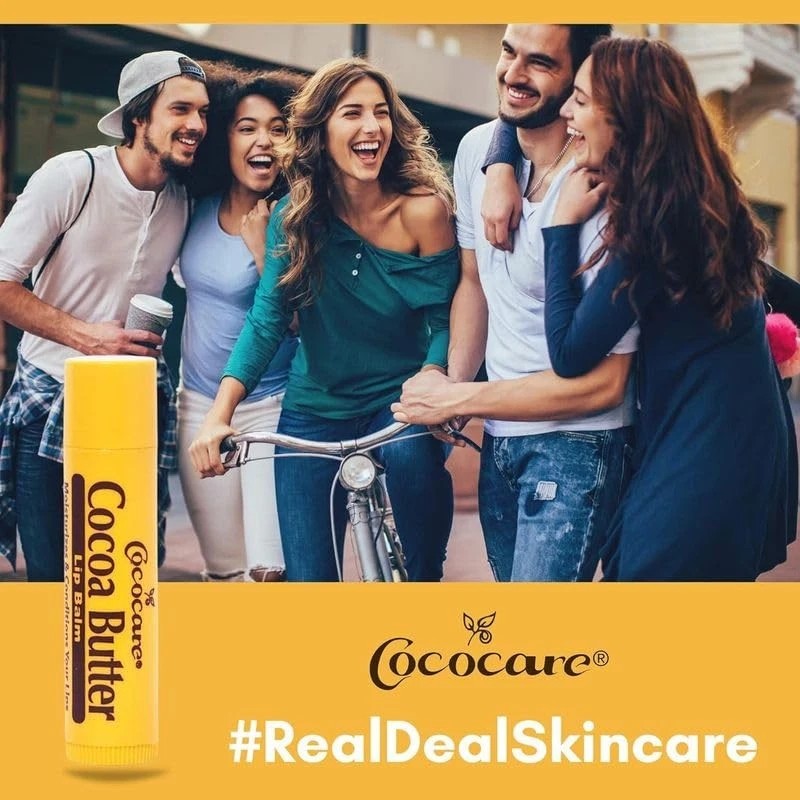 Bálsamo labial de manteca de cacao, 0,15 onzas (paquete de