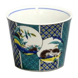 Kyutani Ware MCF-09 Japanese KUTANI Aosuburb Kiln, Pork Gourd Soba Pork Gourd Noodle