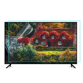 BU TV Screen Protectors 55 inch Anti Glare TV Screen Film with Blue Light Filter, Glare Reducer for TV, Indoor Outdoor Anti Glare Shield