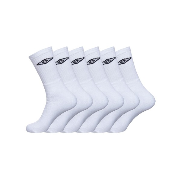 UMBRO Durable Sport Men's Socks - 6 Pack - Comfortable Tennis Socks, b