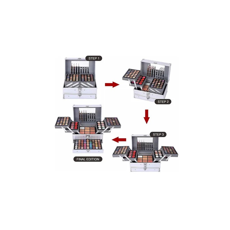 Traje De Maquillaje Xtellar Femenino Integrado De 132 multicolor