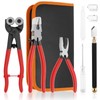 10PCS Glass Cutting Tools Kit,Glass Cutter 2-20mm with Glass Running