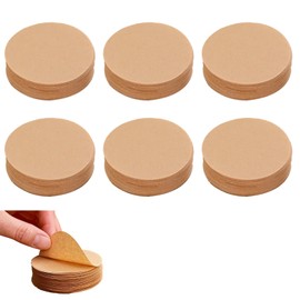 600-Pack Bleached Coffee Filter Paper - 64mm/2.5 Inch Circular Filters for Keurig, Mr. Coffee & Espresso Machines, Fast Flow Disposable Paper Filters