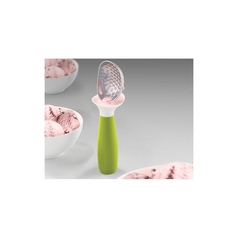 Joseph Joseph Duo - Cuchara de helado antigoteo, verde