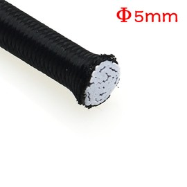 33 feet Strong Elastic Rope Cord Bungee Shock Cord Stretch String for Outdoor Camping Tents Kayak Boat Bag Luggage (33 feet, Diameter 13/64 inch (5mm))