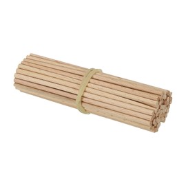 PATIKIL 50pcs 3mm x 10cm Dowel Sticks Wooden Sticks Unfinished Wooden Dowel Rod Round Dowel Hardwood Sticks for DIY Crafts and Home Decor