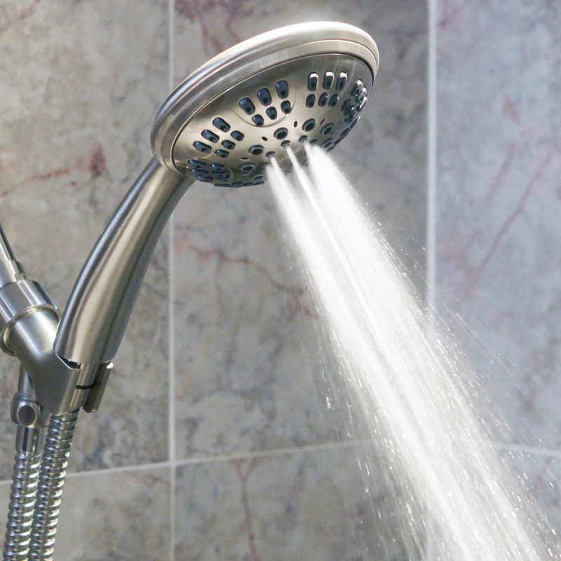 6 Function Luxury Handheld Shower Head - Adjustable High Pressure