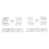 14Pcs Air Condition Button Cover Trim AC Control Stickers Fit