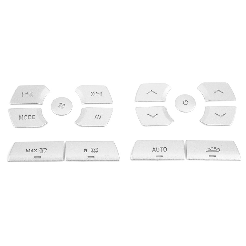 14Pcs Air Condition Button Cover Trim AC Control Stickers Fit