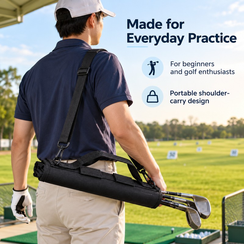 Mini Golf Club Carry Bag for Driving Range Practice –