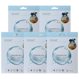 Korean Cosmetics Face Mask Face Pack Transparent Mask Ins Collagen Sheet Mask 4pcs Skin Care Women Beauty Korean Sheet Mask Korean Mask Pack Serum Mask Collagen (1)