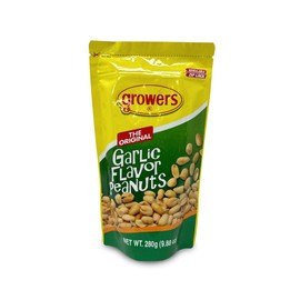 Growers Peanut Original Garlic Flavor Peanuts Party Pack 9.88 Oz