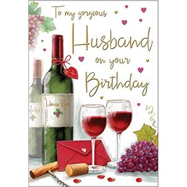 Birthday Card Husband - 9 x 6 inches - Regal Publishing