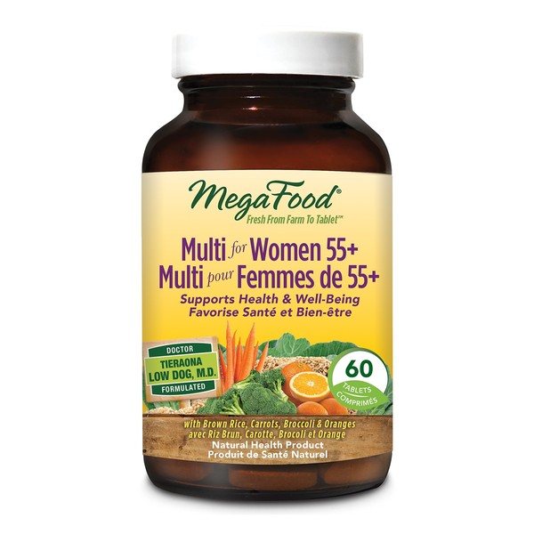 Mega Food Multi For Women 55+ 60 Tablets