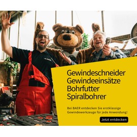 BAER Adjustable Pro Tap Wrench Size 3 | M 5-20 | 7/32-3/4 | G 1/8-1/2 Made of Premium Die-Cast - Holder for Taps - Thread Cutting - Thread Tool