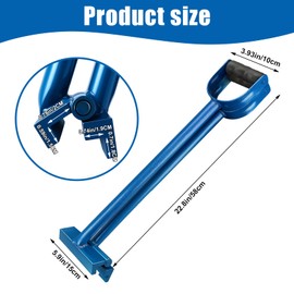 LIHAISHENG Standing Seam Roof Hand Seamer 475, Heavy Duty 2-in-1 Sheet Metal Bender 5.9" x 22.8", Hem Bender Tool for Standing Seam Metal Roofs, Drip Edge and Sheet Metal Work