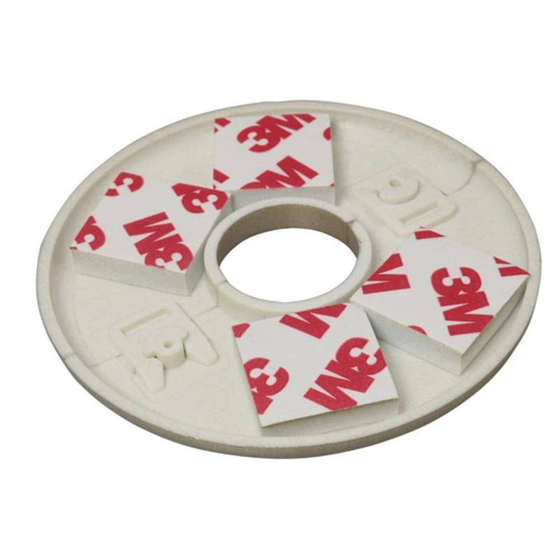 ABS Wall Split Flange Self-Adhesive Tape Round Escutcheon Plate Cover
